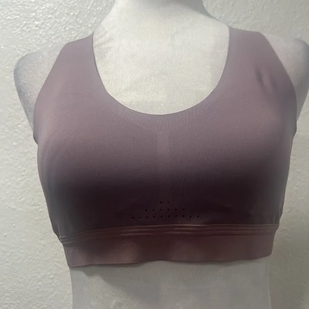 All In Motion Small Support crossed Back Bonded Sports Bra Sz small Pink - Picture 2 of 8